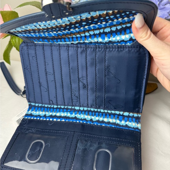 NWT Vera Bradley Java Floral Ultimate Wristlet Wallet Clutch Wallet Pushlock - Picture 5 of 10